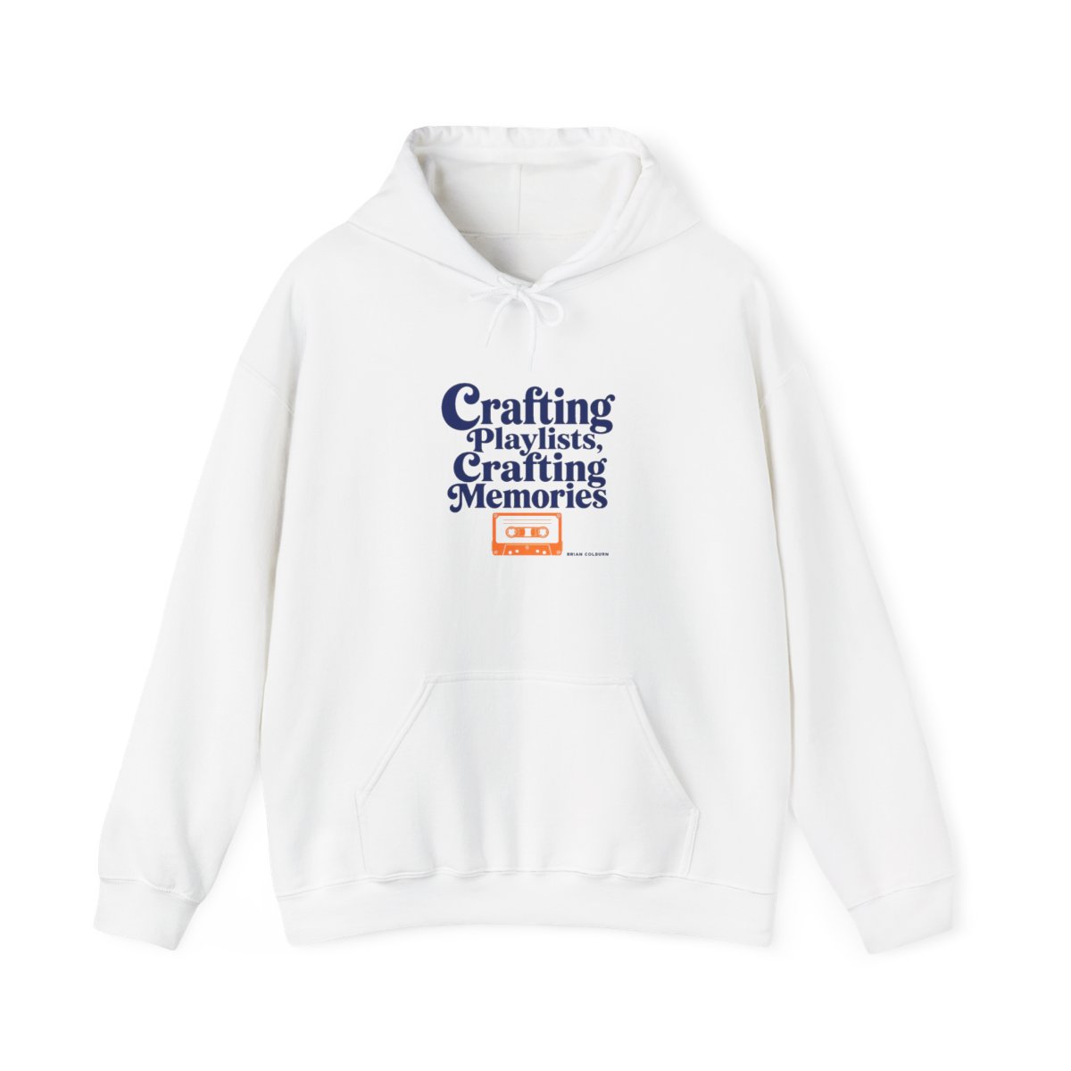 Mixtape "Crafting Playlists, Crafting Memories" Hoodie - alternate angle 2, merchandise