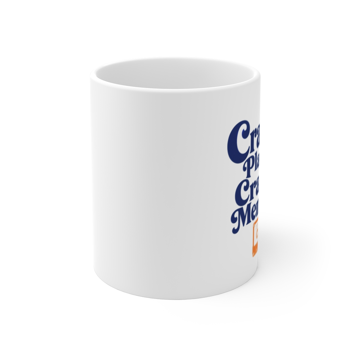 Mixtape "Crafting Playlists, Crafting Memories" White Mug - alternate angle 1, merchandise