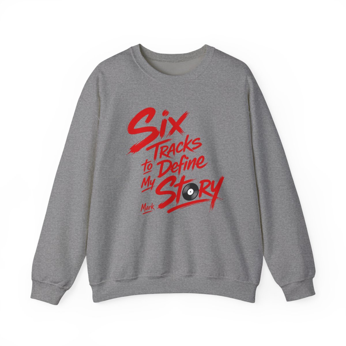 Mixtape "Six Tracks to Define My Story" Crewneck - alternate angle 2, merchandise