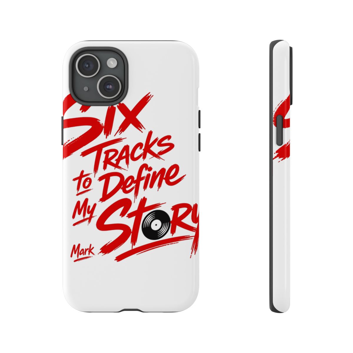 Mixtape "Six Tracks to Define My Story" Phone Case - alternate angle 5, merchandise