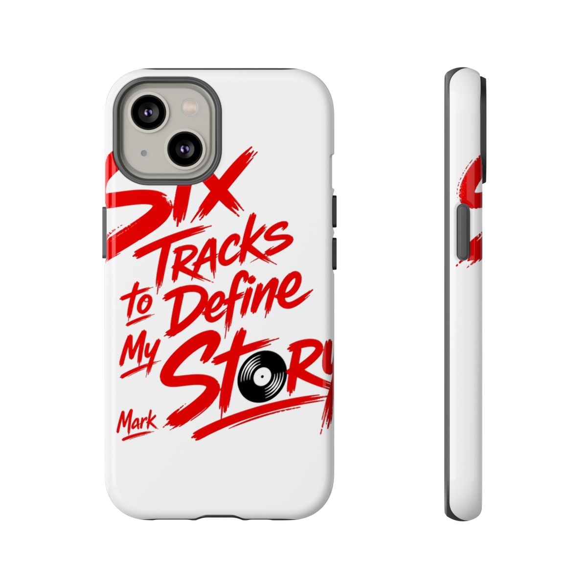 Mixtape "Six Tracks to Define My Story" Phone Case - alternate angle 1, merchandise
