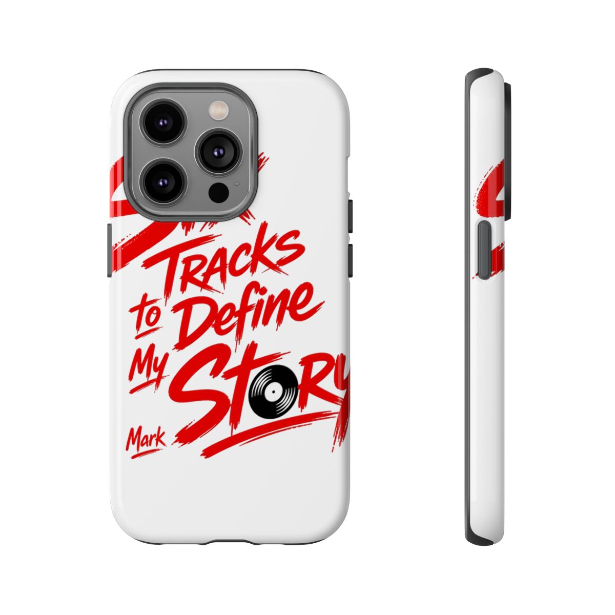 Mixtape "Six Tracks to Define My Story" Phone Case - alternate angle 2, merchandise