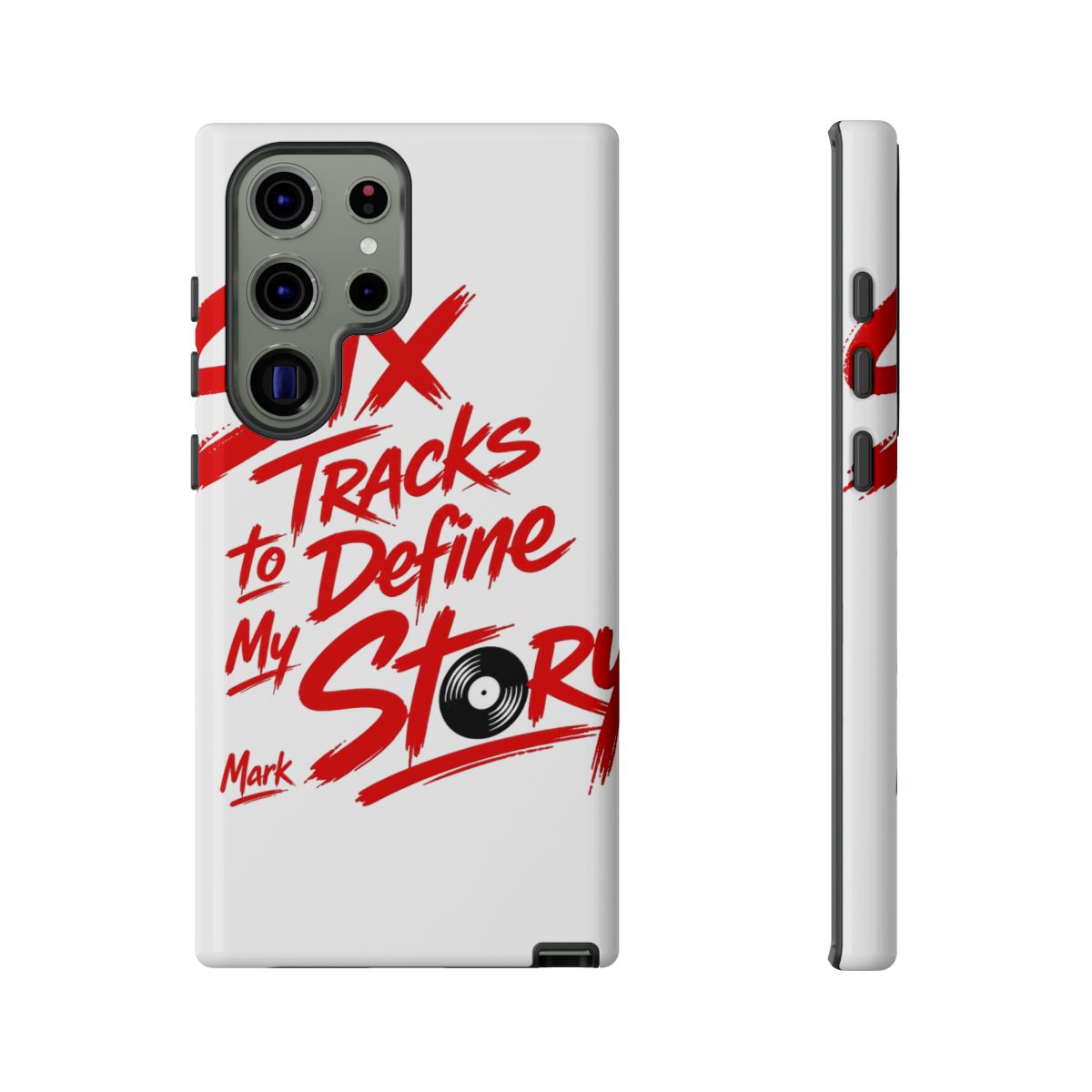 Mixtape "Six Tracks to Define My Story" Phone Case - alternate angle 4, merchandise