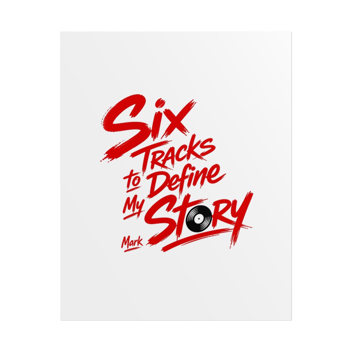 Mixtape "Six Tracks to Define My Story" Poster - Official Posters & Wall Art merchandise