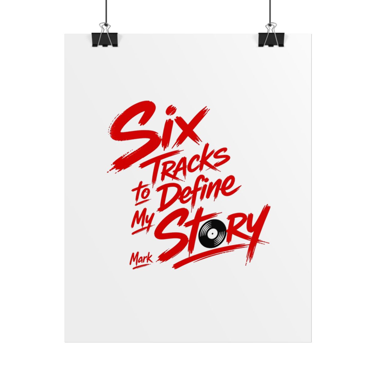 Mixtape "Six Tracks to Define My Story" Poster