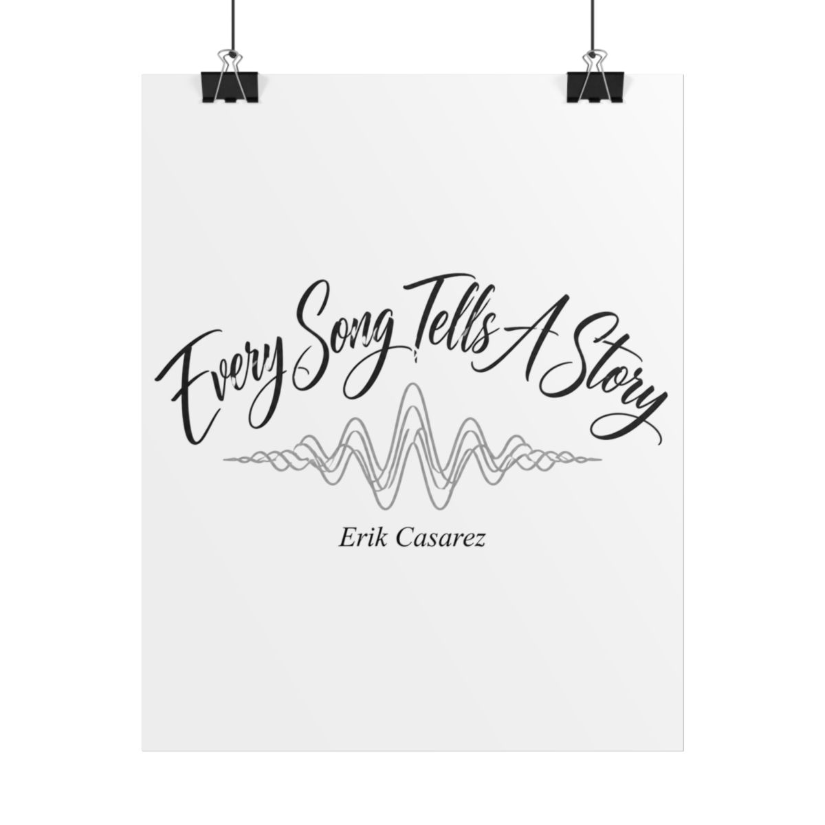 Mixtape "Every Song Tells A Story" Poster