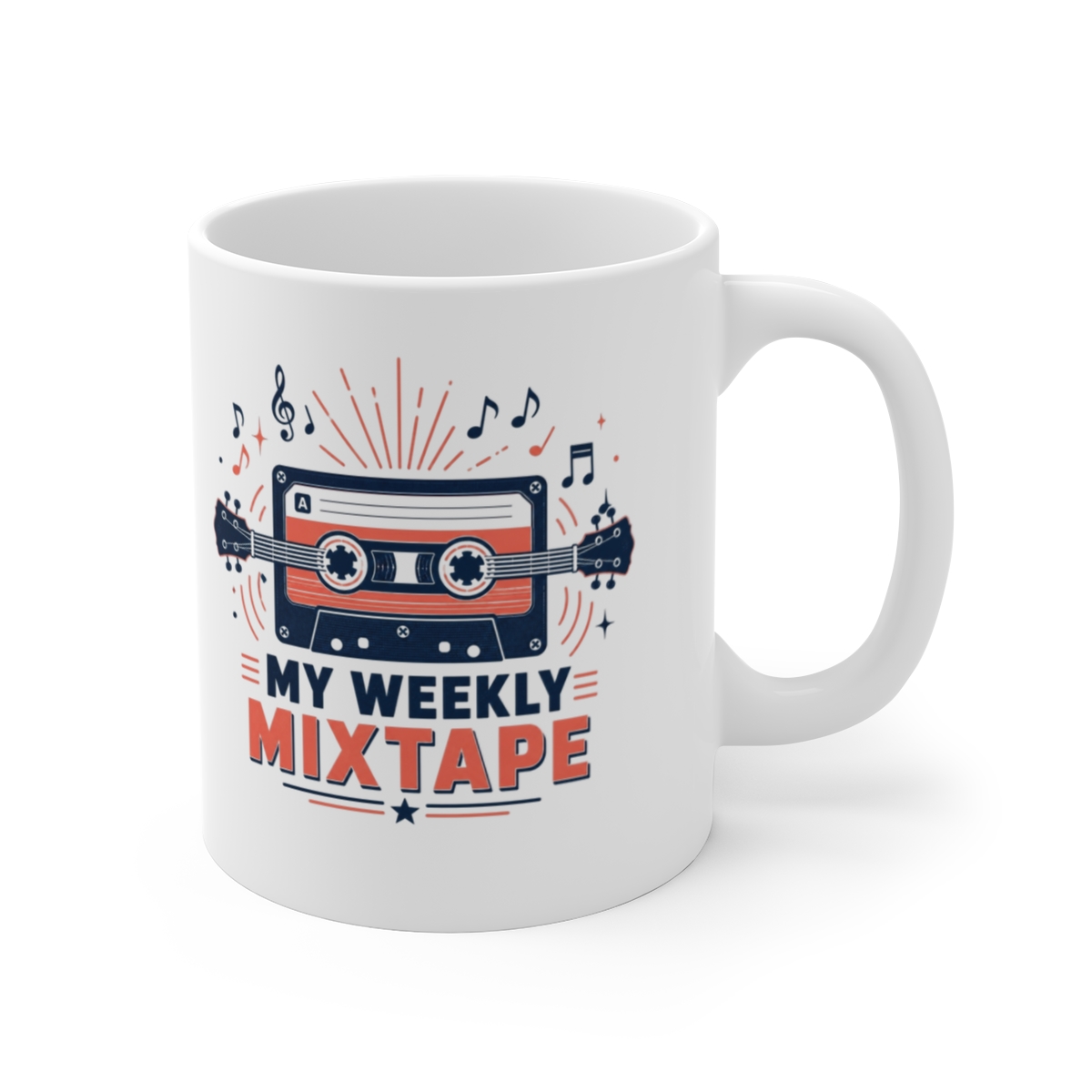 Mixtape "My Weekly Mixtape" White Mug