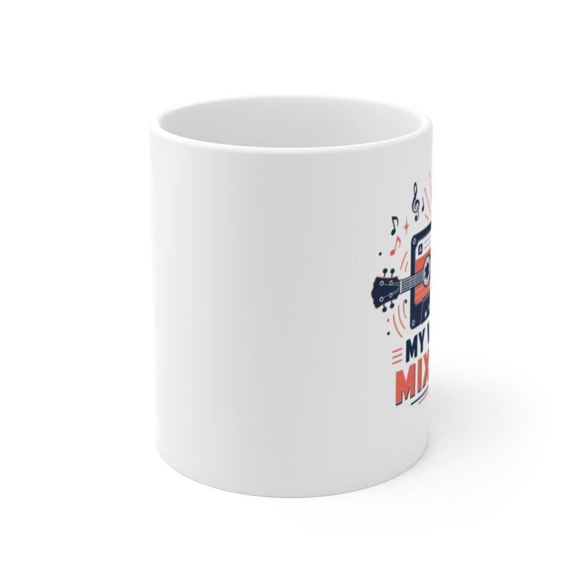 Mixtape "My Weekly Mixtape" White Mug - alternate angle 1, merchandise