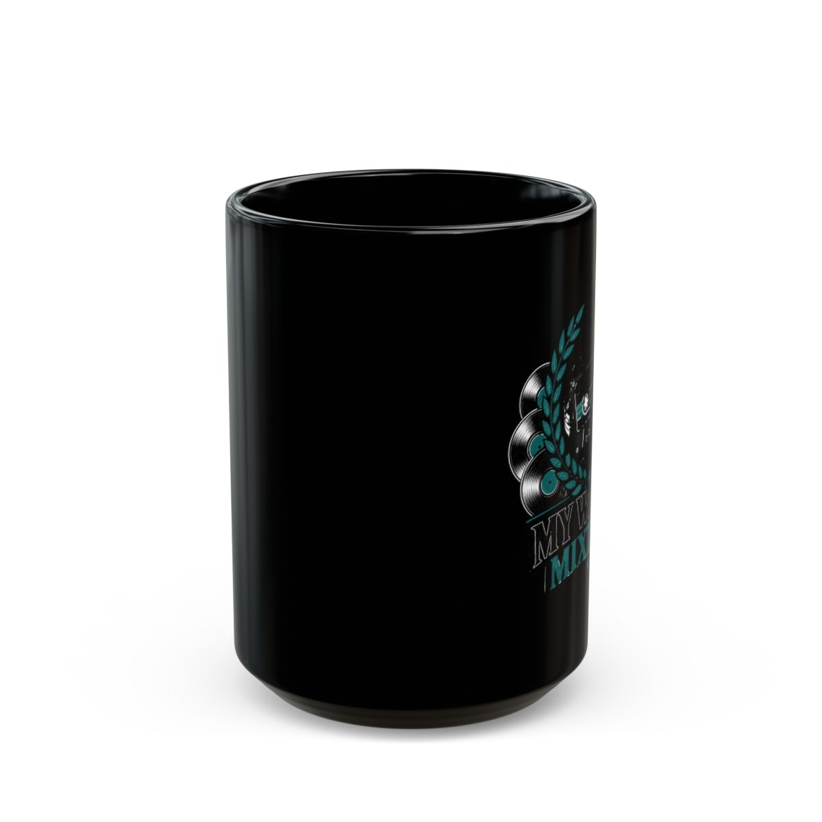 Mixtape "My Weekly Mixtape" Black Mug - alternate angle 2, merchandise