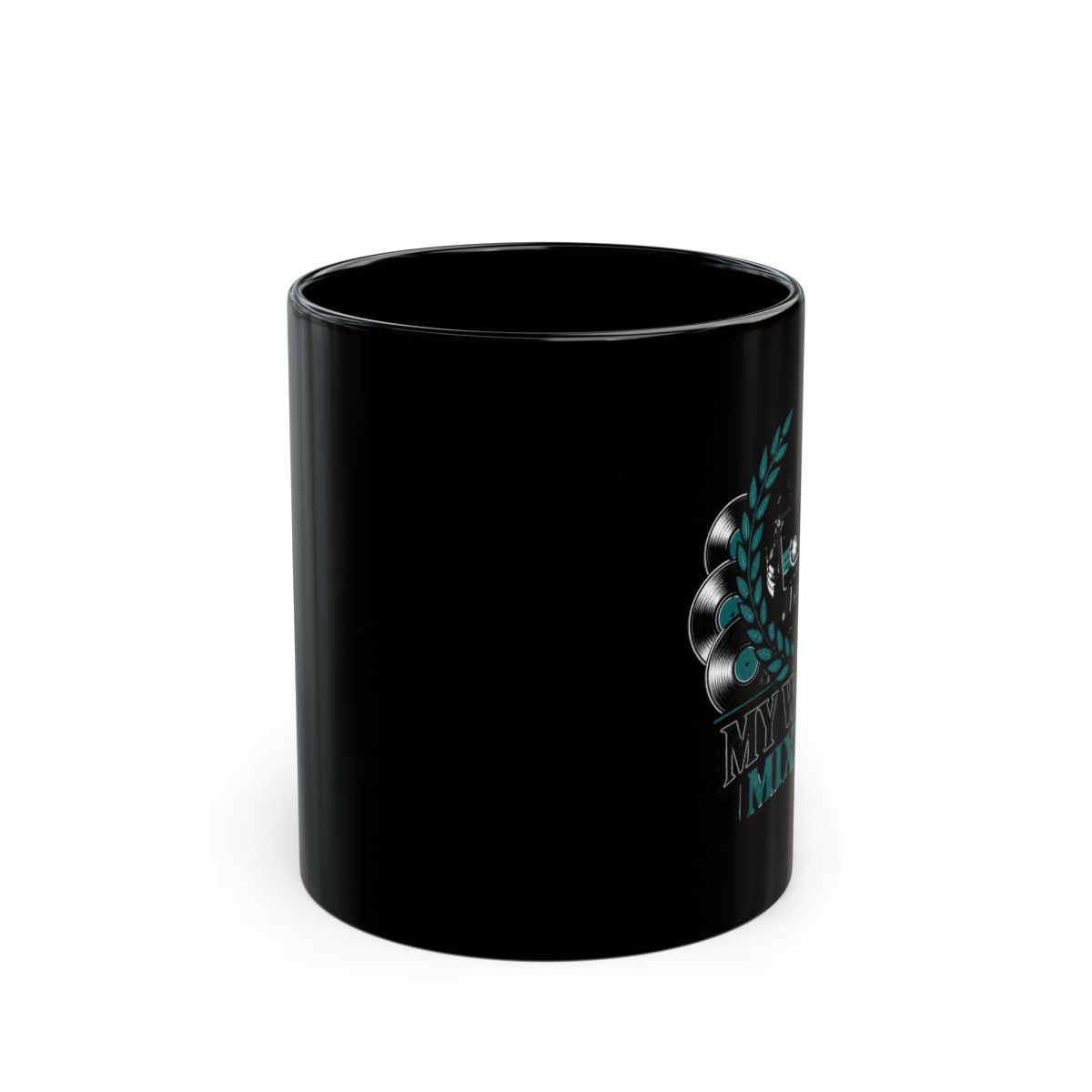 Mixtape "My Weekly Mixtape" Black Mug - alternate angle 1, merchandise