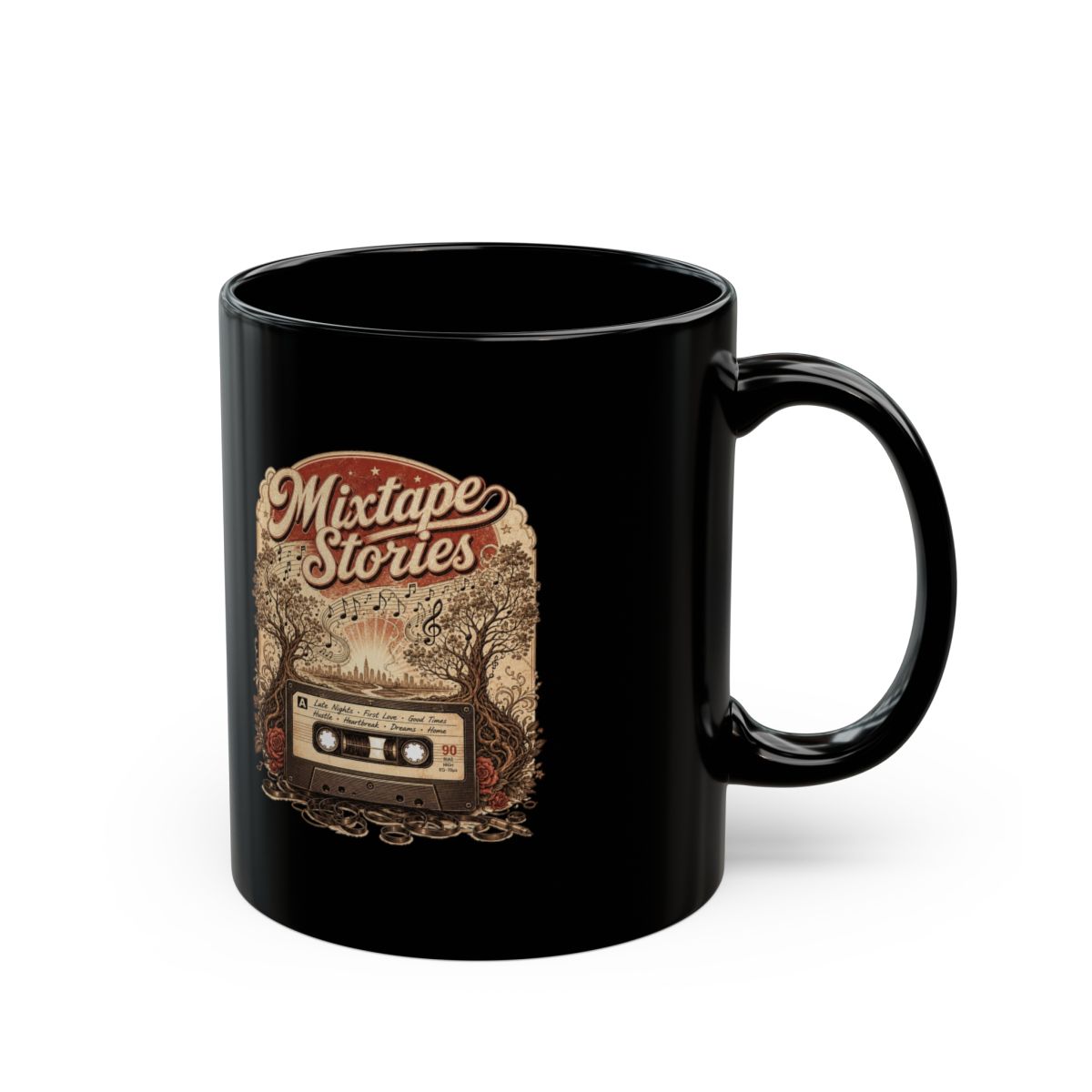 Mixtape "Mixtape Stories" Black Mug - Official Mugs & Drinkware merchandise