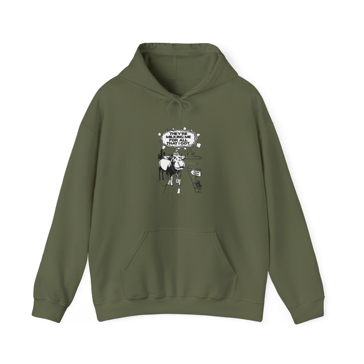 The NAH Mixtape Merch Hoodie - alternate angle 3, merchandise