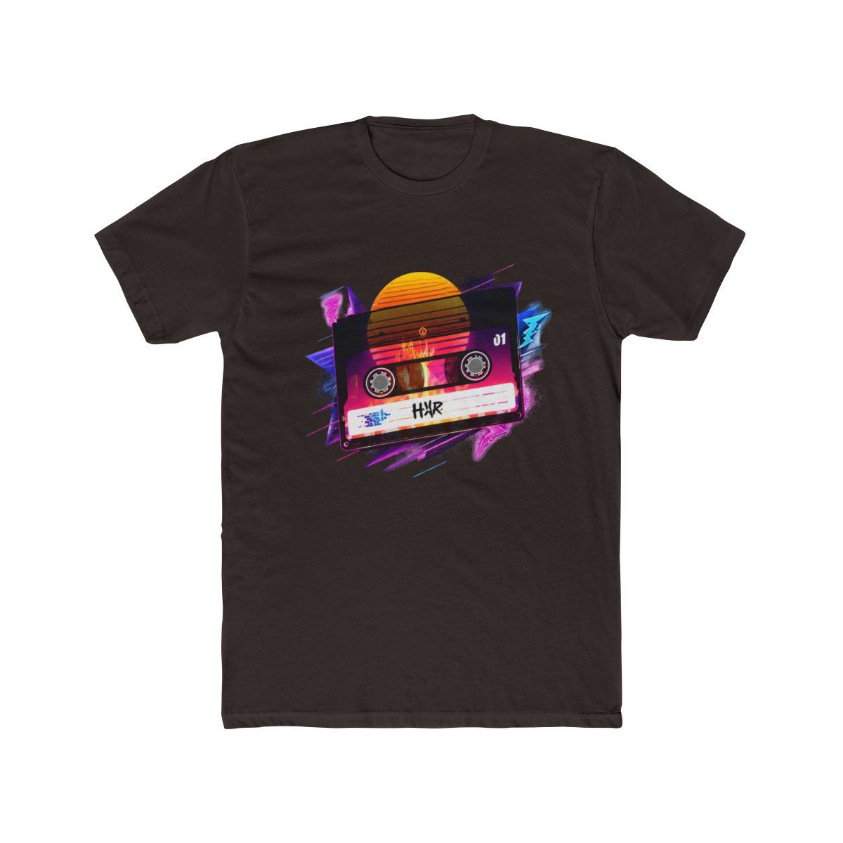 Synthwave Mixtape T Shirt - alternate angle 2, merchandise