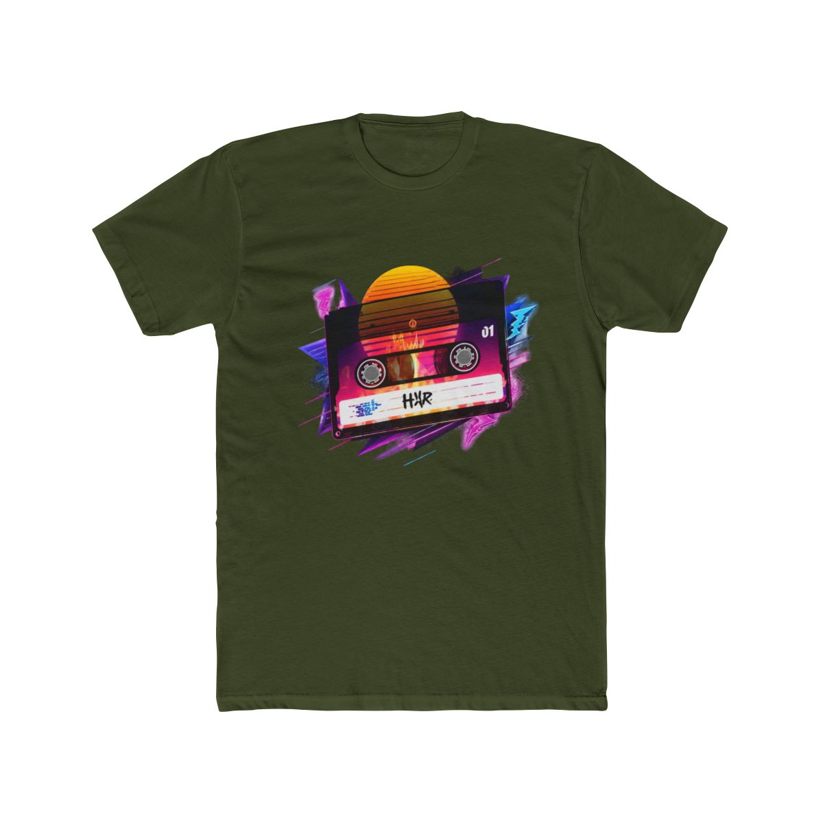 Synthwave Mixtape T Shirt - alternate angle 5, merchandise