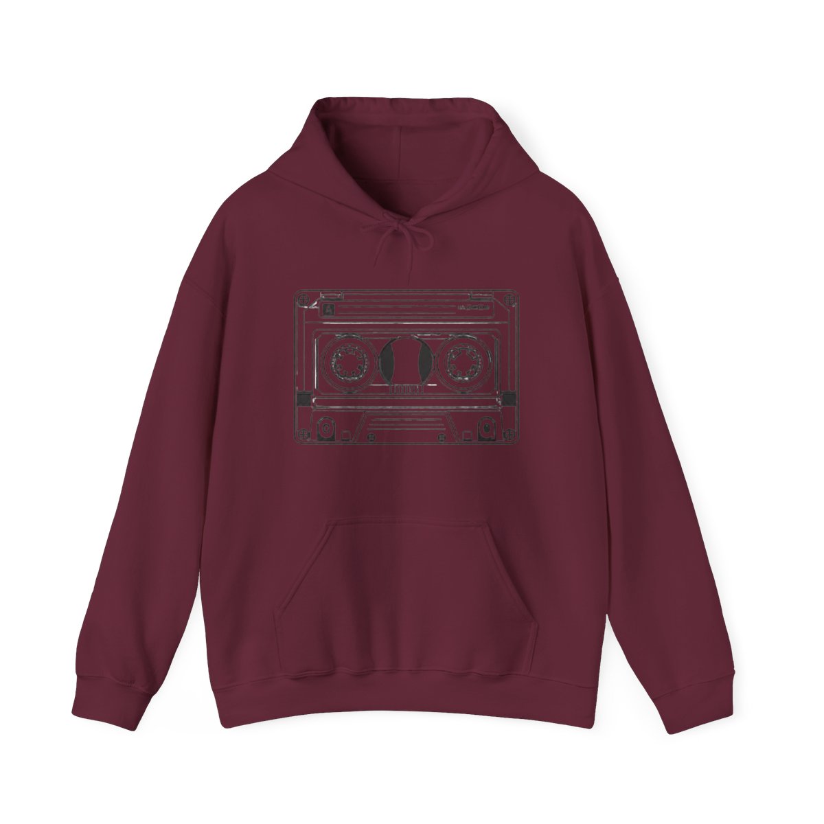 Retro 80s Mixtape Minimal Line Art Design - alternate angle 4, merchandise