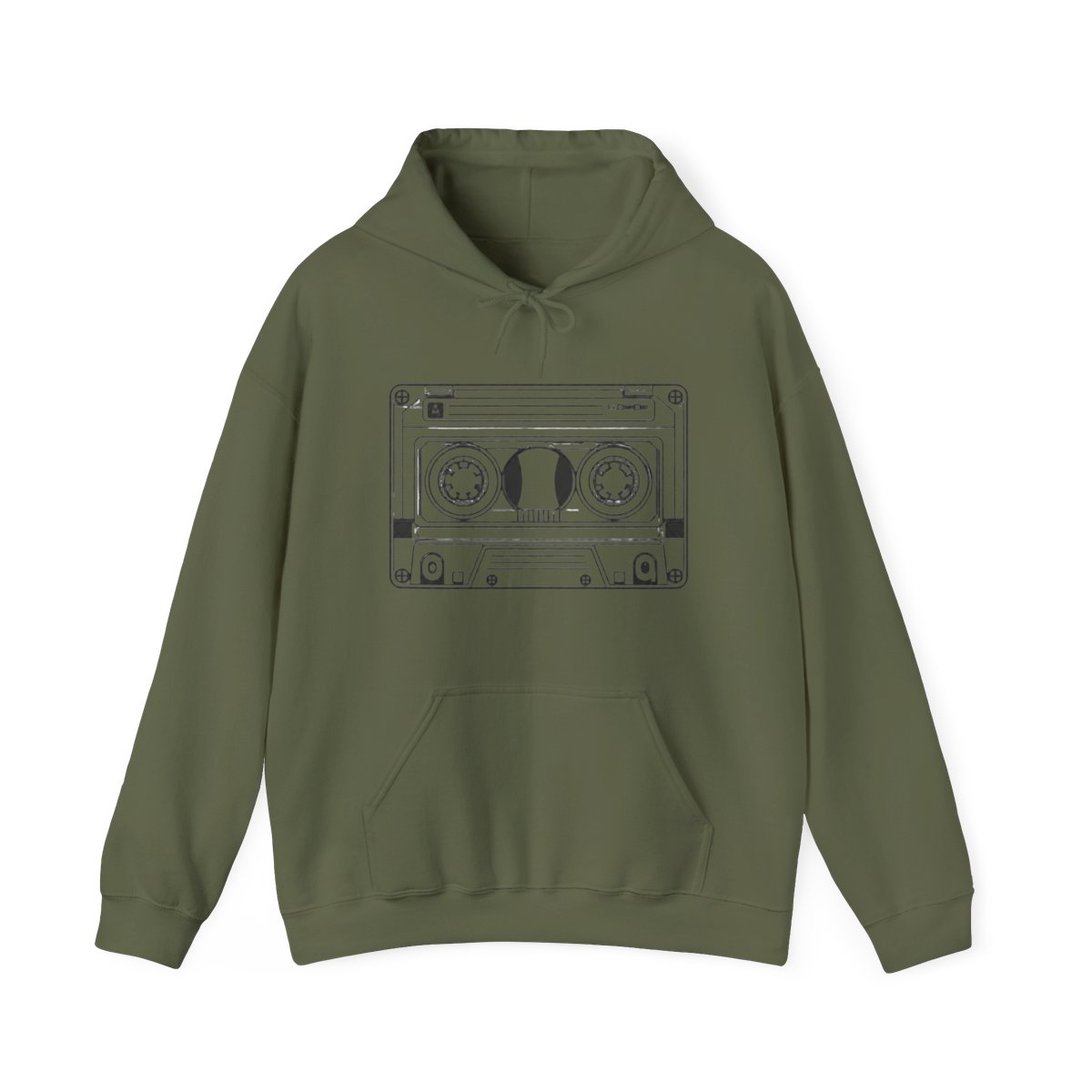 Retro 80s Mixtape Minimal Line Art Design - alternate angle 5, merchandise