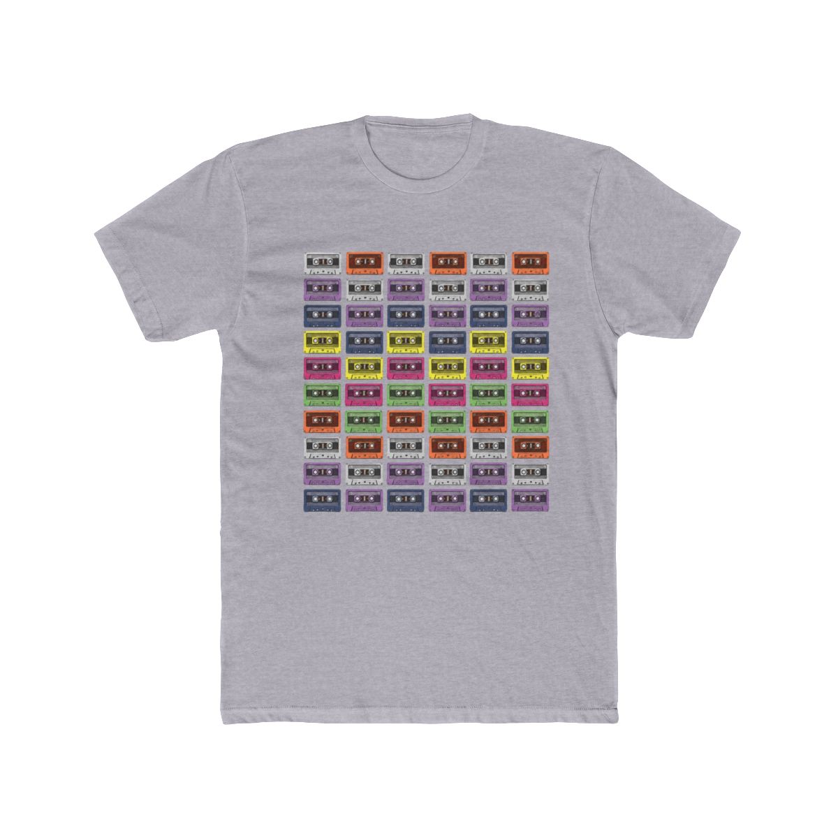 Retro Rainbow Mixtapes T Shirt - alternate angle 3, merchandise