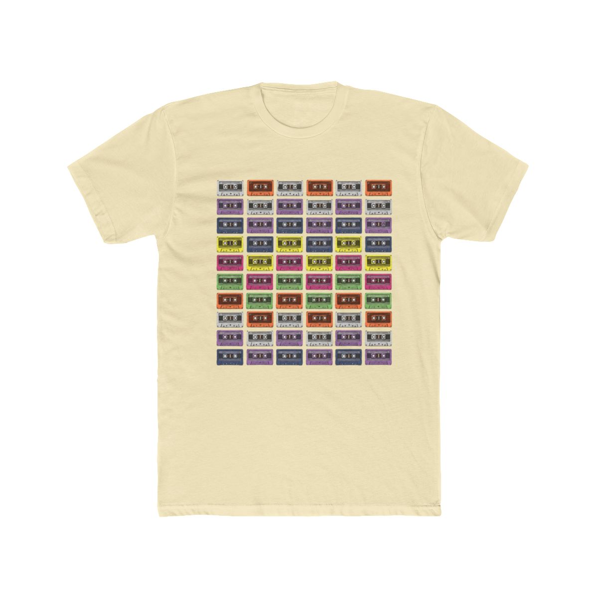 Retro Rainbow Mixtapes T Shirt - alternate angle 4, merchandise