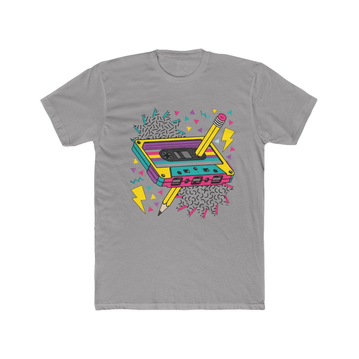 Vintage Cassette Tape Pencil 80s 90s Music Mixtape Men Women T Shirt