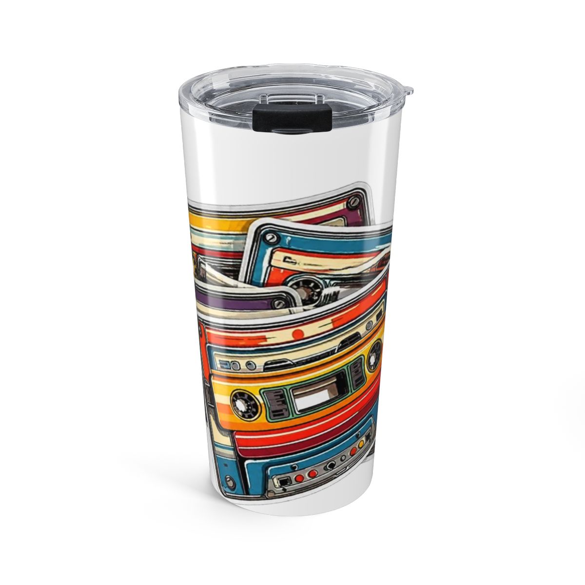 Retro Cassette Tape Sticker 4 Inch 80s Vintage Mixtape Music - Waterproof Vinyl Decal for Laptop Water Bottle Car Tumbler - Durable Funny Aesthetic Long-Lasting Stickers for Adults ID44990