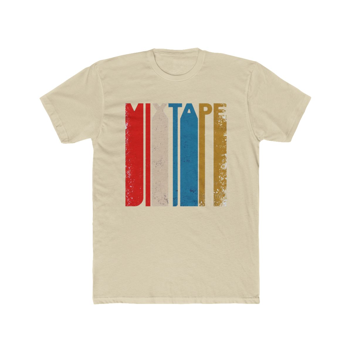 Vintage Style Mixtape Music T Shirt - alternate angle 2, merchandise