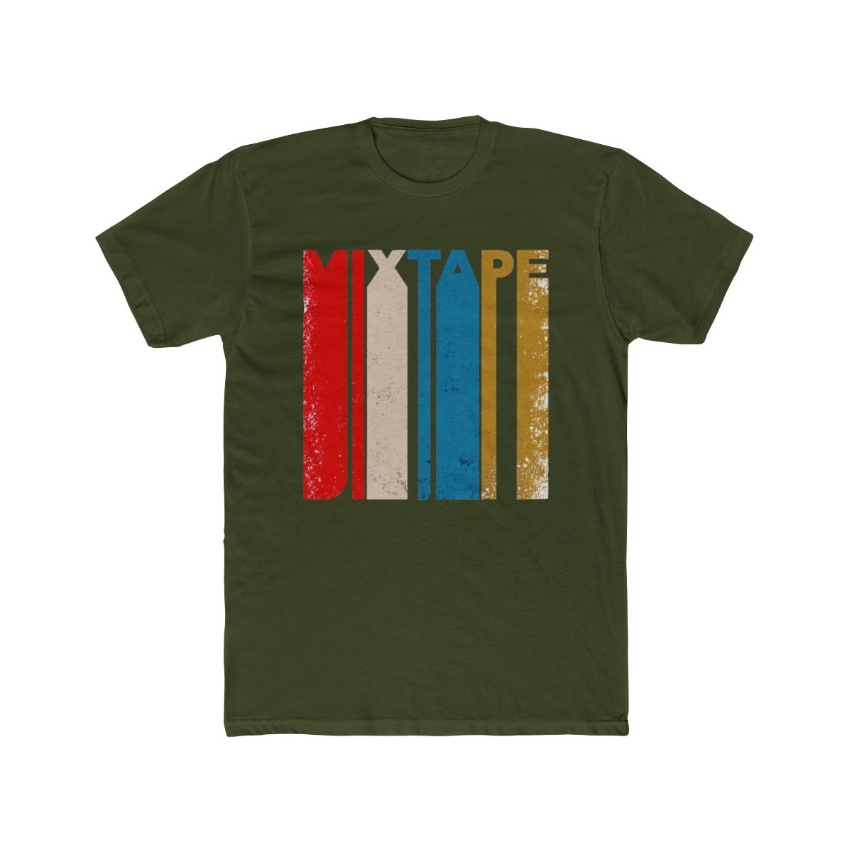 Vintage Style Mixtape Music T Shirt - alternate angle 4, merchandise