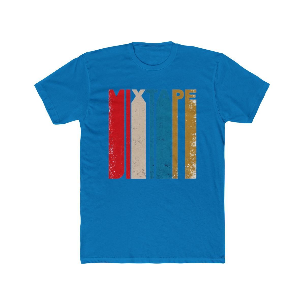 Vintage Style Mixtape Music T Shirt - alternate angle 5, merchandise