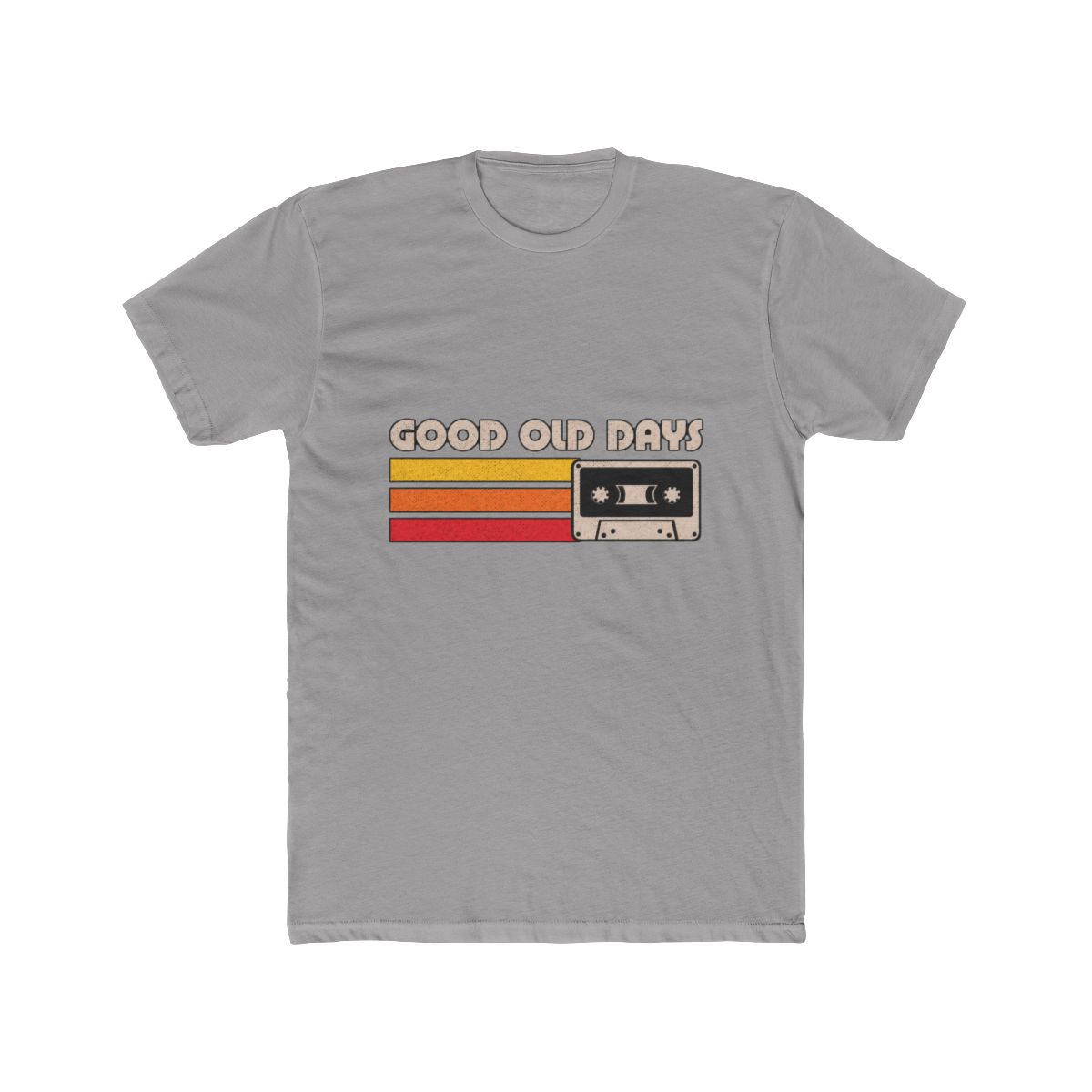 Old Days Vintage Mixtape Retro Lettering Quote T Shirt - alternate angle 2, merchandise