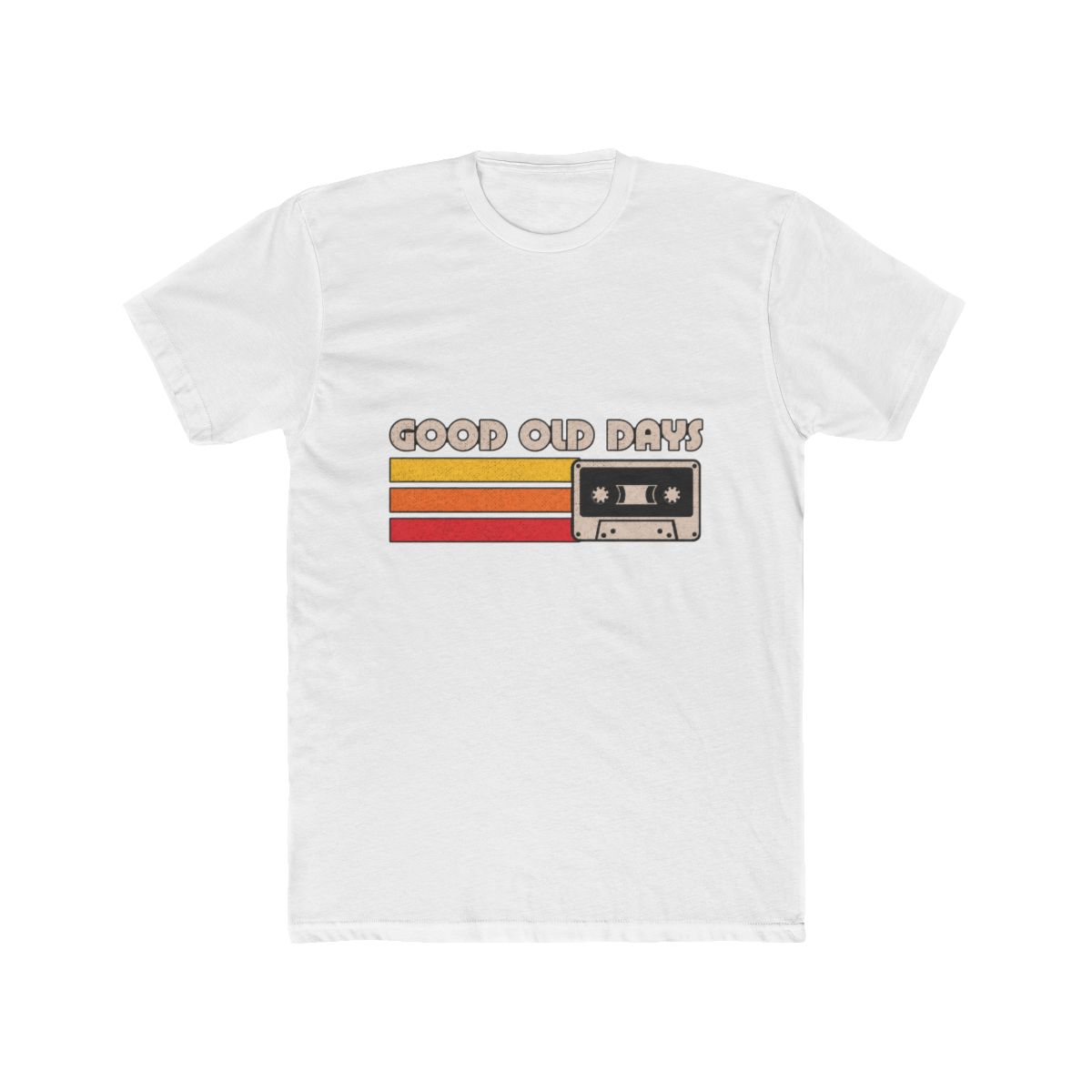 Old Days Vintage Mixtape Retro Lettering Quote T Shirt