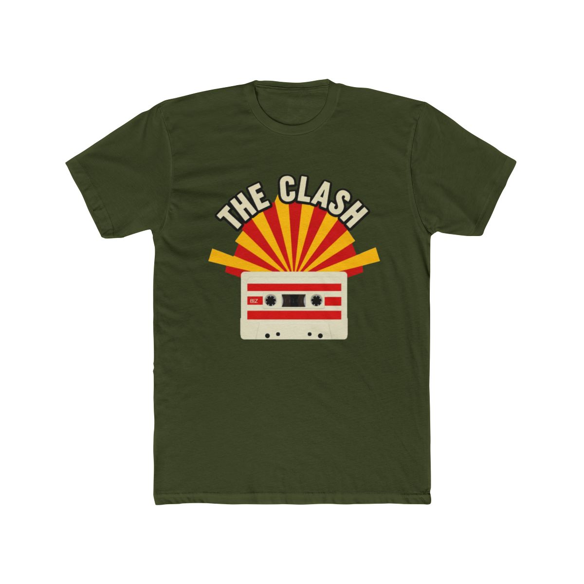 The Clash Mixtape Retro T Shirt - alternate angle 4, merchandise