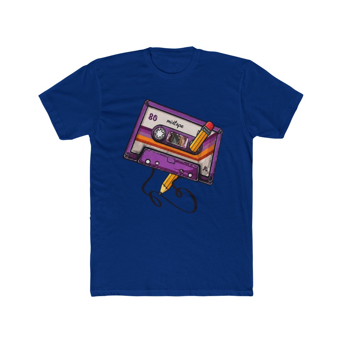 Retro Vintage Cassette Tape Pencil Music Mixtape - alternate angle 5, merchandise