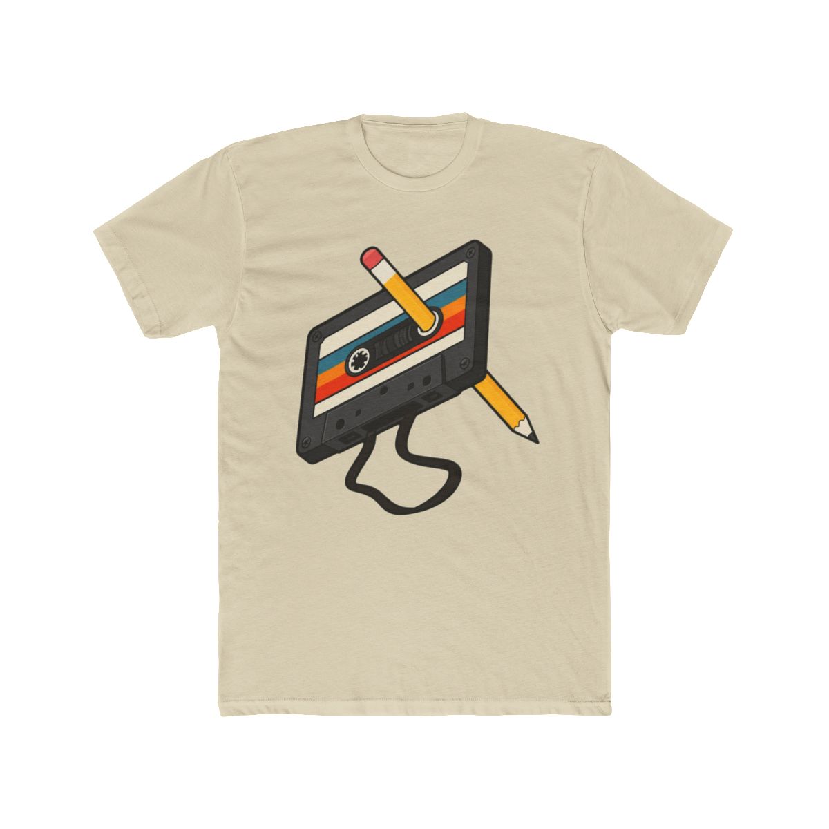 Retro Cassette Tape Pencil 80s 90s Music Mixtape - alternate angle 4, merchandise