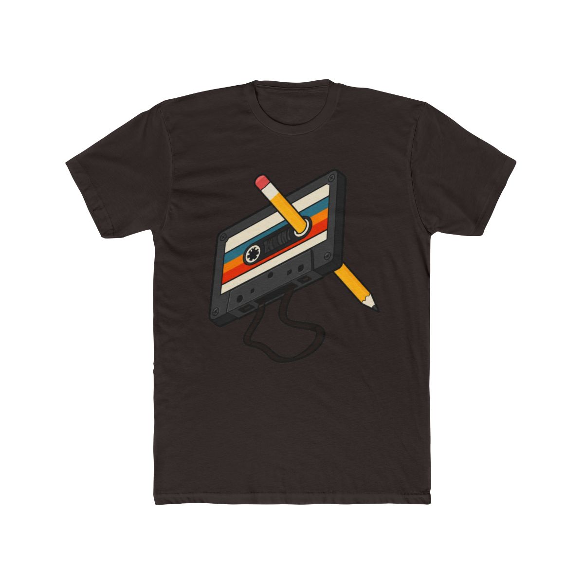 Retro Cassette Tape Pencil 80s 90s Music Mixtape - alternate angle 3, merchandise