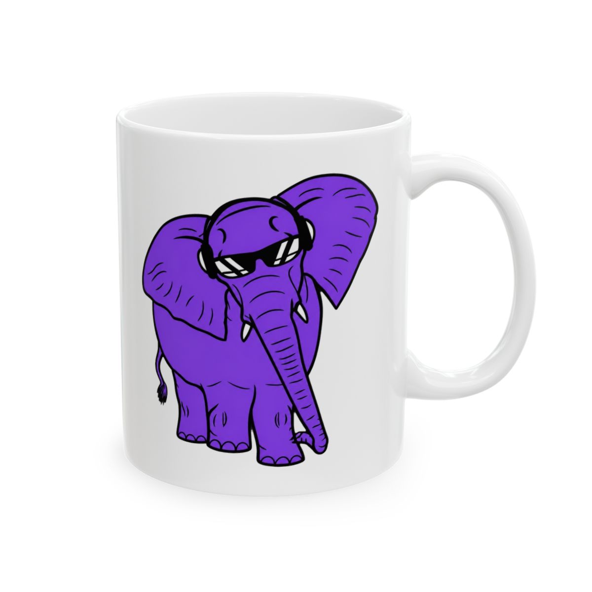 Funny DJ Pink Elephant Mixtape Music Party Club - Official Mugs & Drinkware merchandise