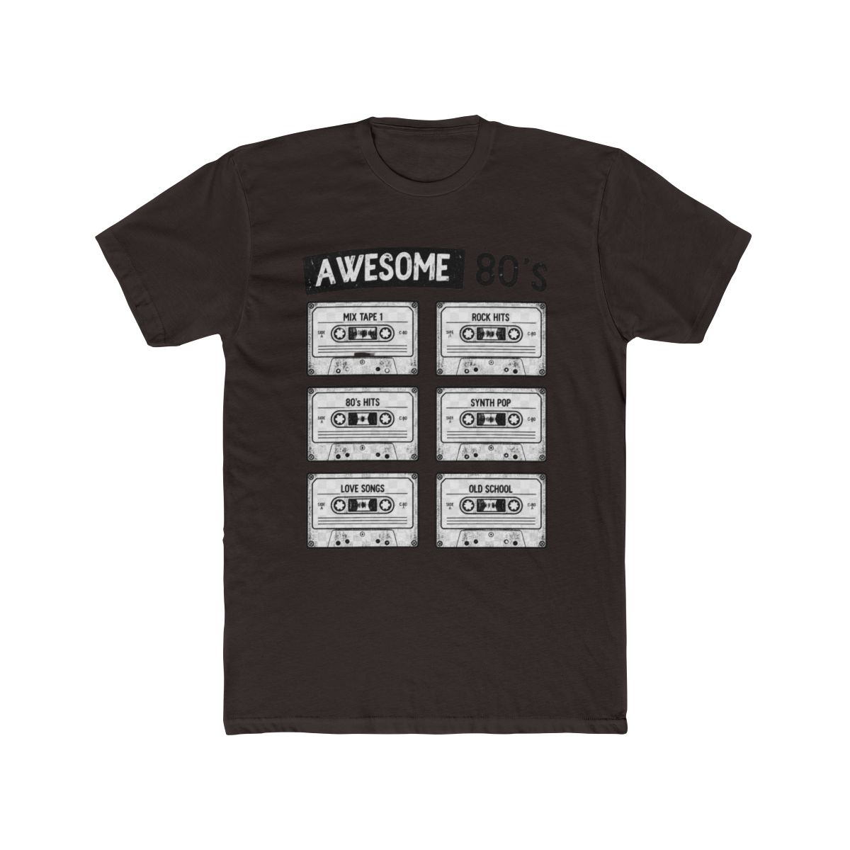 Awesome 80´s - Mixtape 80s Dire Straits, Tears for T Shirt - alternate angle 2, merchandise