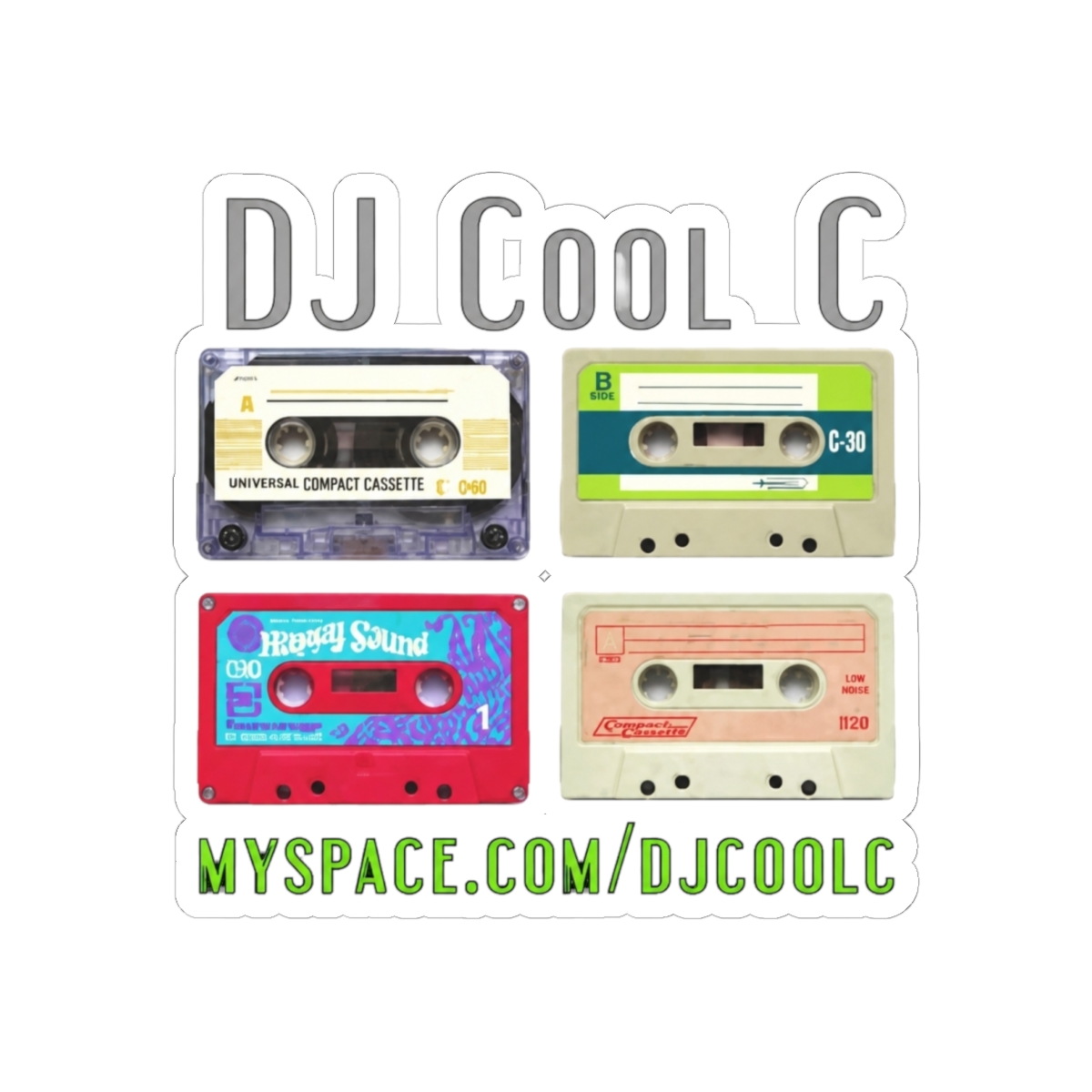 DJ Cool C Mixtape Sticker